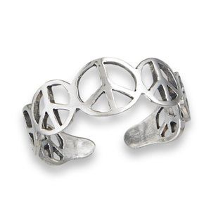 NWT- Sterling Silver (925) Peace Toe Ring